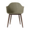 Harbour Dining Chair  option Green / Dark Oak