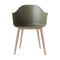 Harbour Dining Chair  option Green / Natural Oak