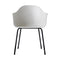 Harbour Dining Chair  option Light Grey / Black Steel