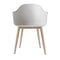 Harbour Dining Chair  option Light Grey / Natural Oak
