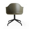 Harbour Dining Chair  option Olive / Black Steel