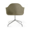 Harbour Dining Chair  option Olive / Polished Aluminum