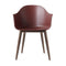 Harbour Dining Chair  option Red / Dark Oak