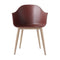 Harbour Dining Chair  option Red / Natural Oak