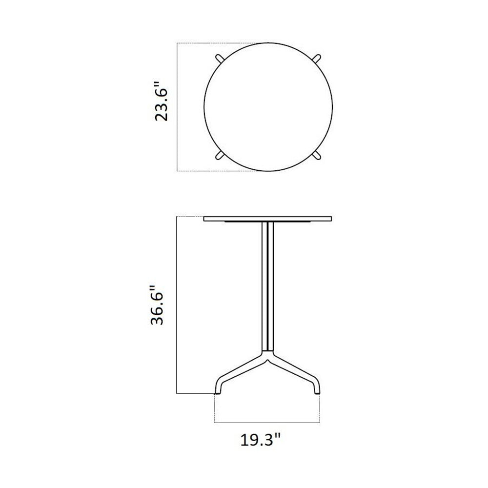 Harbour Round Column Table