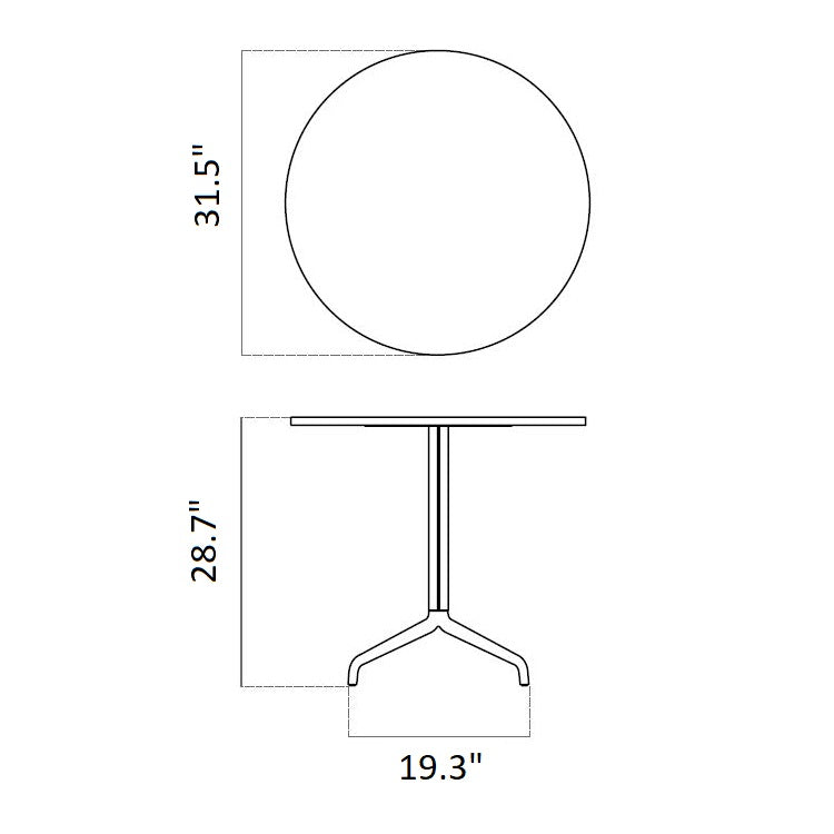 Harbour Round Dining Table