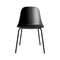Harbour Side Chair  option Black / Black Steel