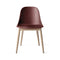 Harbour Side Chair  option Burned Red / Natural Oak