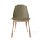 Harbour Side Chair  option Olive / Natural Oak