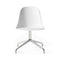 Harbour Side Chair  option White / Polished Aluminum