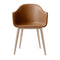 Harbour Upholstered Dining Chair  option 0250 - Dakar Cognac / Natural Oak