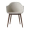 Harbour Upholstered Dining Chair  option 233 - Remix 2 Sandy Brown / Dark Oak