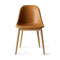 Harbour Upholstered Side Chair  option 0250 - Dakar Cognac / Natural Oak