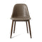 Harbour Upholstered Side Chair  option 0311 - Dakar Antilop / Dark Oak