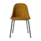Harbour Upholstered Side Chair  option 041 - Champion / Black Steel