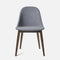 Harbour Upholstered Side Chair  option 751 - Fiord / Dark Oak