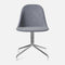 Harbour Upholstered Side Chair  option 751 - Fiord / Polished Aluminum