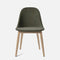 Harbour Upholstered Side Chair  option 961 - Fiord / Natural Oak