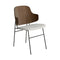 The Penguin Dining Chair  option 0110 - Grey Hallingdal / Walnut