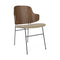 The Penguin Dining Chair  option 02 - Audo Boucle Beige / Walnut