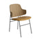 The Penguin Dining Chair  option 0250 - Cognac Dakar / Natural Oak