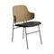 The Penguin Dining Chair  option 0842 - Black Dakar / Natural Oak