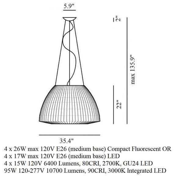 Bell Large Pendant Light