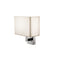 Clavius Extended Wall Sconce  option Chrome