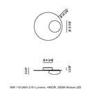 Kwic Wall/Ceiling Light