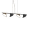 Orchid Linear Pendant Light  option Anthracite Grey
