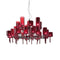 Spillray Chandelier Light  option Red