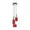 Spillray Multi Pendant Light  option Red