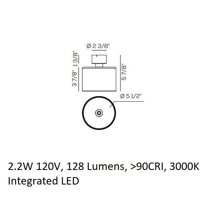 Spillray Plus Semi Flush Mount