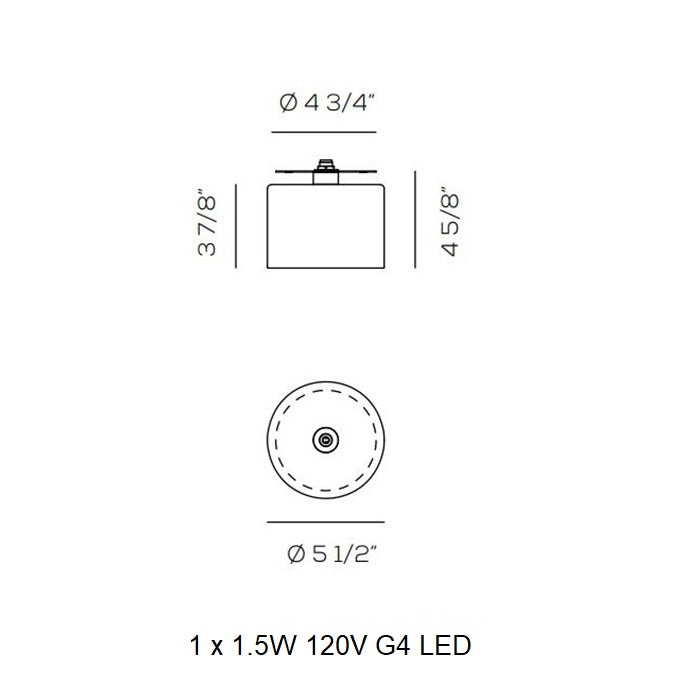 Spillray Semi Flush Mount