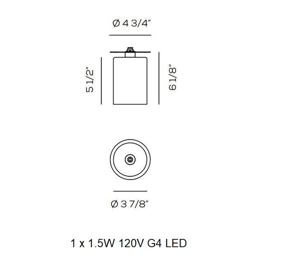 Spillray Semi Flush Mount