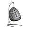 Amelia Hanging Chair  option Charcoal