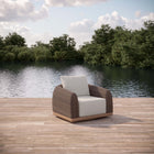 Aspen Outdoor Swivel Club Armchair