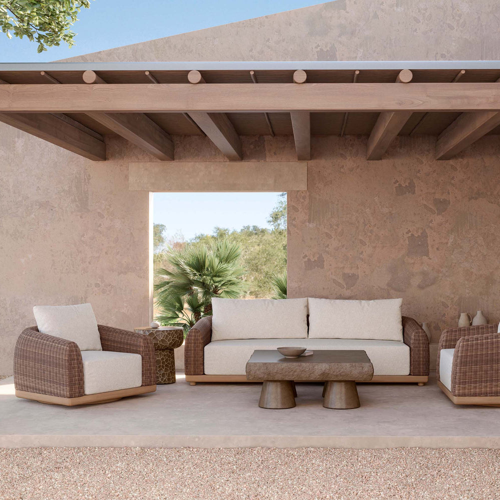 Aspen Outdoor Swivel Club Armchair