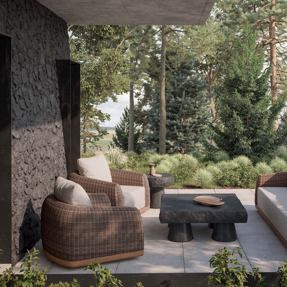 Aspen Outdoor Swivel Club Armchair