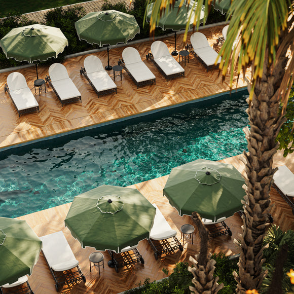 Athens Outdoor Chaise Lounge
