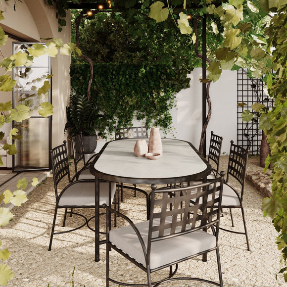 Athens Oval Outdoor Dining Table