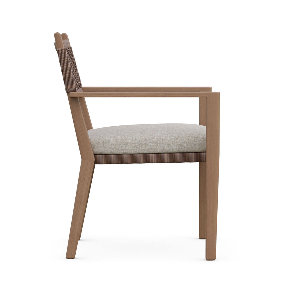 Bozeman Outdoor Stackable Dining Armchair (Set of 4)