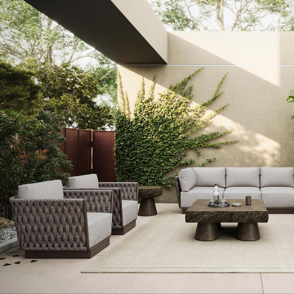 Maui Outdoor Swivel Club Armchair