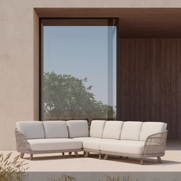 Sicily Outdoor 4-Piece Sectional Sofa