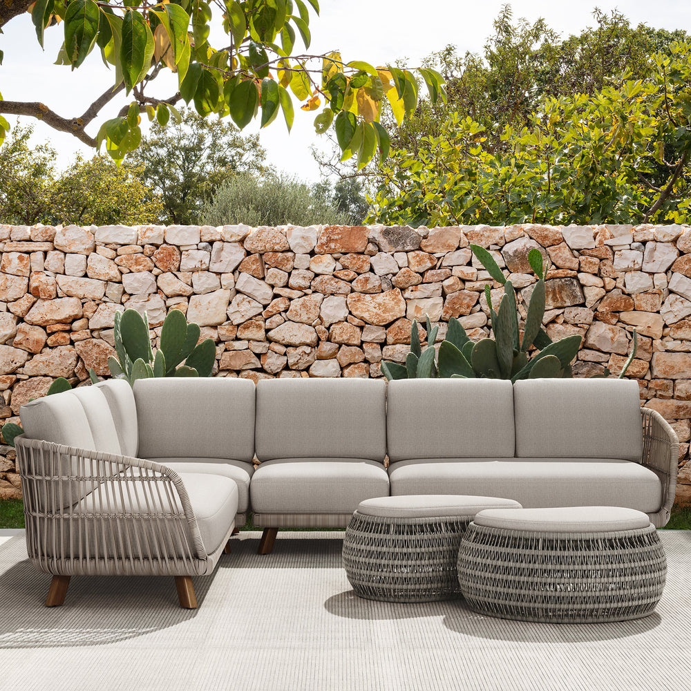 Sicily Outdoor 4-Piece Sectional Sofa