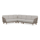 Sicily Outdoor 4-Piece Sectional Sofa