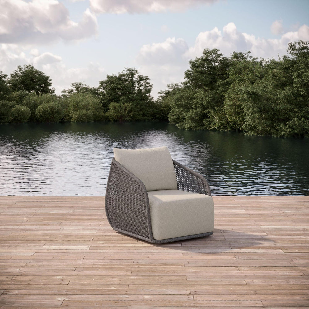 Sorrento Outdoor Swivel Club Armchair