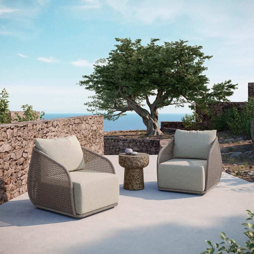 Azzurro Living Sorrento Outdoor Swivel Club Armchair - 2Modern