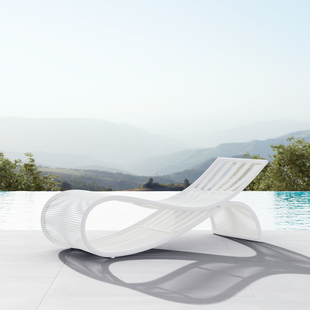 Wave Outdoor Chaise Lounge