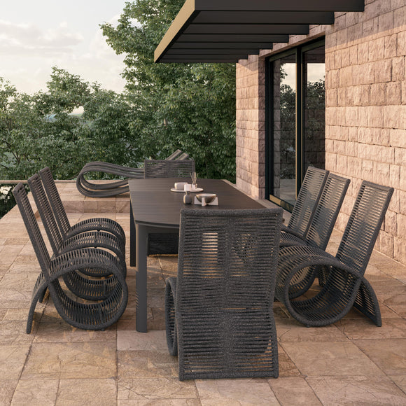 Wave Outdoor Dining Chair (Set of 2)